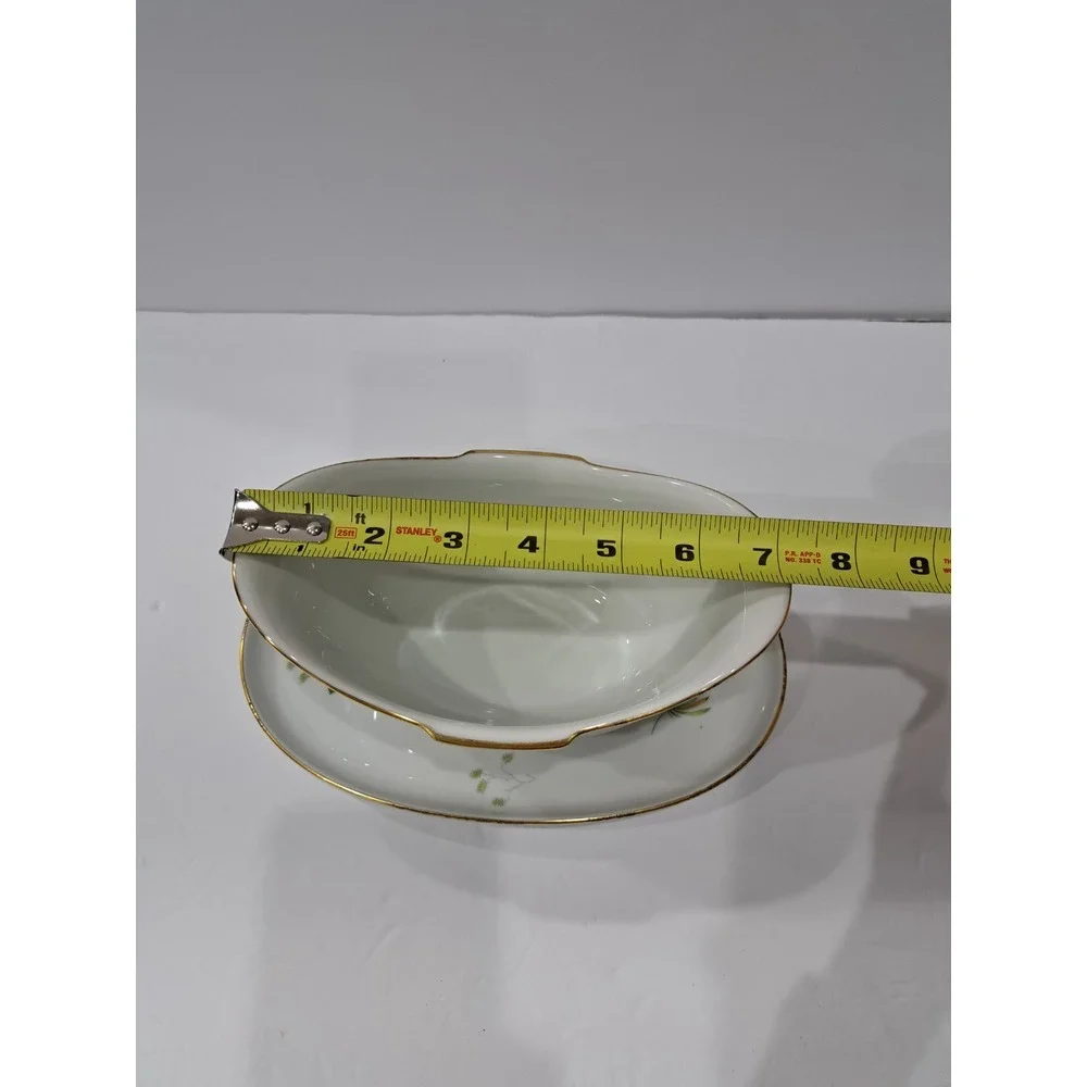 Rosenthal Germany Sanssouci US‎ Standard Design 10 Rosen Gravy Boat Underplate